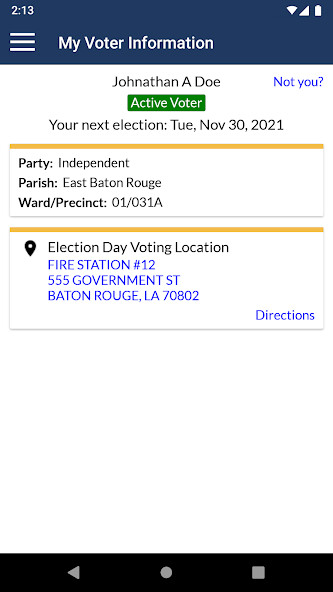 Play APK GeauxVote Mobile  and enjoy GeauxVote Mobile with UptoPlay gov.LA.SOS.GeauxVote