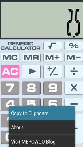 Play APK Generic Calculator  and enjoy Generic Calculator with UptoPlay com.merowoo.genericcalculator