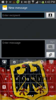 Play German GO Keyboard HD theme 