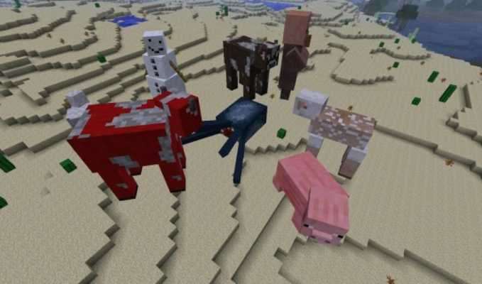 Play Giga Mobs Addon for Minecraft 