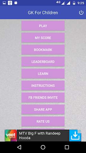 Play APK GK For Children Class 6 to 10  and enjoy GK For Children Class 6 to 10 with UptoPlay com.playquiz2win.childgk.quiz