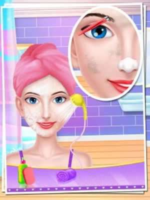 Play Glam doll makeover Play Glam doll makeover