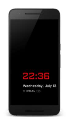 Play Glance Screen (Always on) 
