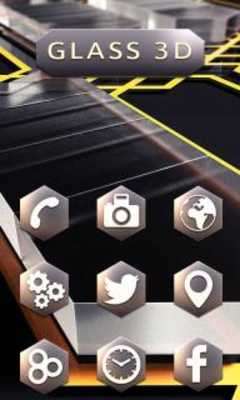 Play Glass 3D GO Launcher 