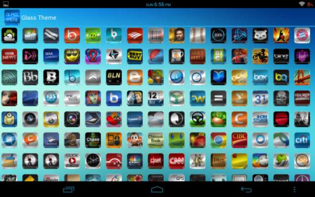 Play GLASS APEXNOVAGOSMART THEME 