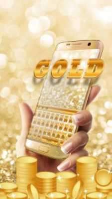 Play Glitter gold keyboard 