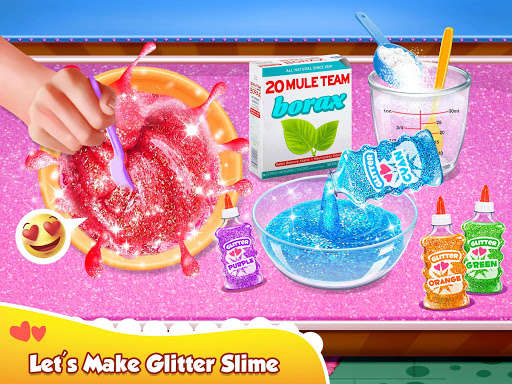 Play APK Glitter Slime Maker - Crazy Slime Fun  and enjoy Glitter Slime Maker - Crazy Slime Fun with UptoPlay com.crazycampmedia.android_glitterslime