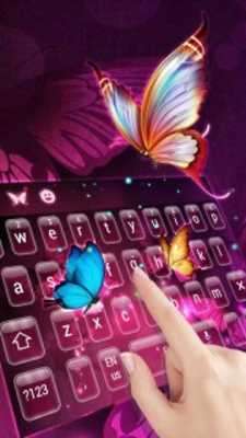Play Glow butterfly keyboard 