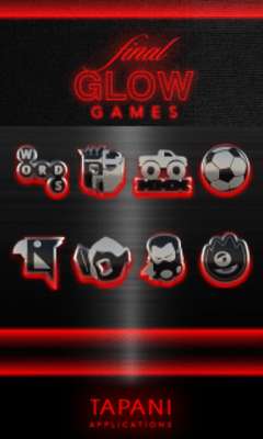 Play Glowred Icon Pack 