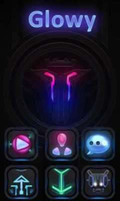 Play Glowy GO Launcher 