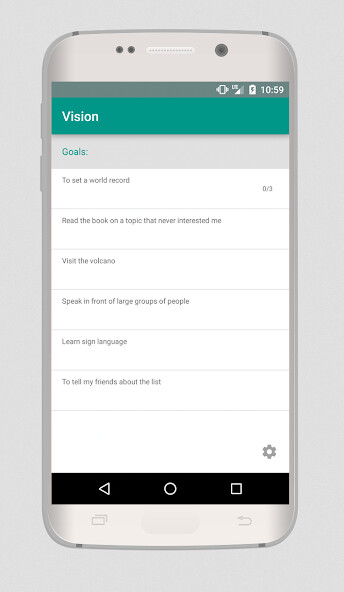 Play APK Goals and tasks  and enjoy Goals and tasks with UptoPlay com.maxat.vision.Vision