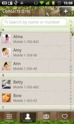 Play GO Contacts Spring Theme 