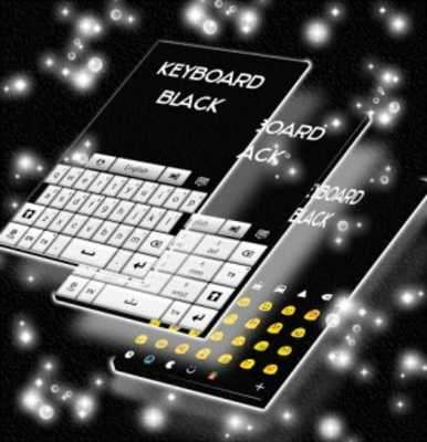 Play GO Keyboard Black and White 