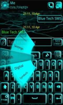 Play GO Keyboard Blue Tech Play GO Keyboard Blue Tech