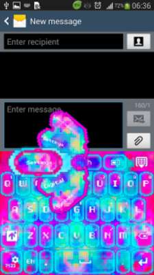 Play GO Keyboard Color Pixels Theme 