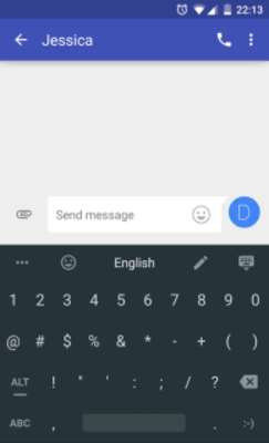 Play GO Keyboard Lollipop Dark 