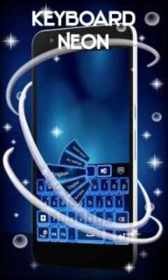 Play GO Keyboard Neon Blue 