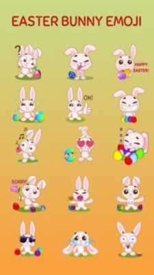Play GO Keyboard Sticker Easter Bunny 