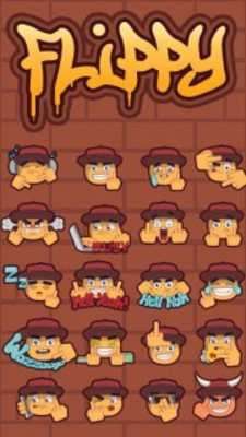 Play GO Keyboard Sticker Flippy 