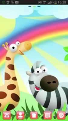 Play GO Launcher EX Theme animals 