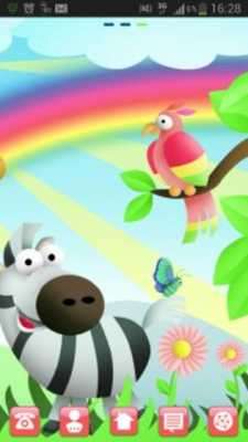 Play GO Launcher EX Theme animals 