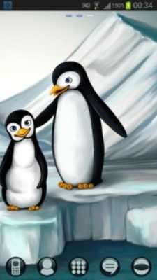 Play GO Launcher EX Theme penguins 