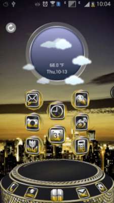 Play Gold Age. Next Launcher Theme 