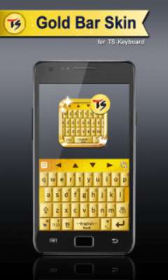 Play Gold Bar Skin for TS Keyboard Play Gold Bar Skin for TS Keyboard
