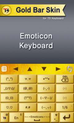 Play Gold Bar Skin for TS Keyboard Play Gold Bar Skin for TS Keyboard