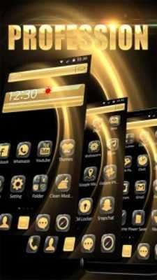 Play Gold Black Neat Icons 