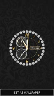 Play Gold Diamond Deluxe Clock 