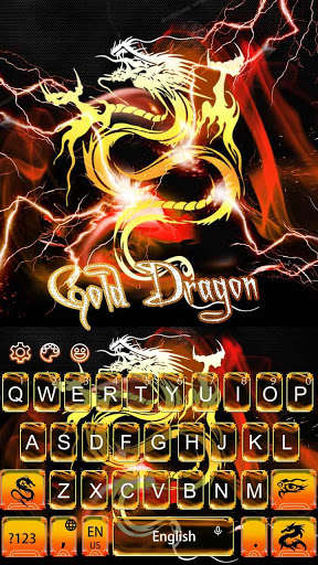 Play Gold Dragon Keyboard Theme Play Gold Dragon Keyboard Theme