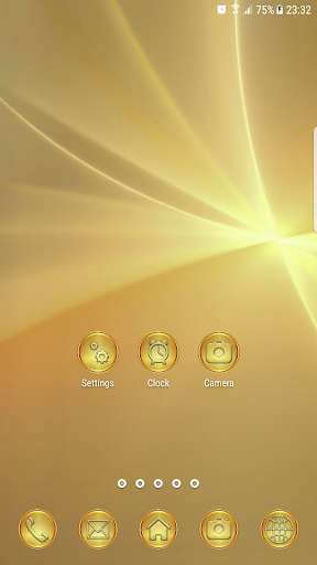 Play APK Golden Theme GO Launcher  and enjoy Golden Theme GO Launcher with UptoPlay com.lunathemes.themes.gold