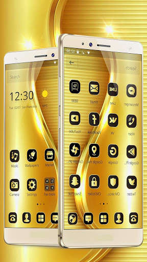 Play APK Gold Luxury Dazzling Business Theme  and enjoy Gold Luxury Dazzling Business Theme with UptoPlay com.launcher.theme.t211808879
