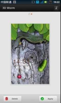 Play GO Locker 3D Worm Theme 