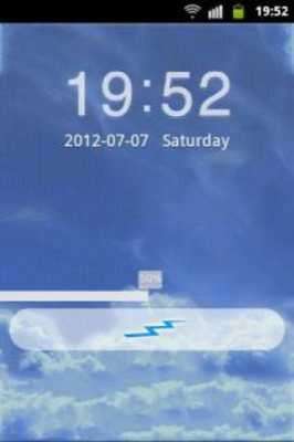 Play GO Locker Theme Blue Clouds 