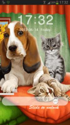 Play Go Locker Theme dog cats 