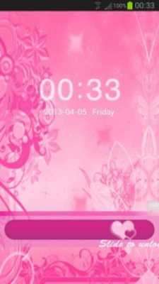 Play GO Locker Theme flowers pink 