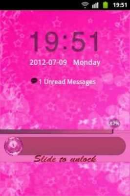 Play GO Locker Theme Pink Cute Star 