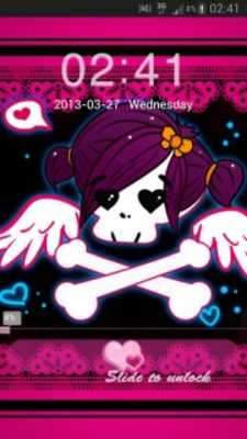 Play GO Locker Theme Pink Emo 
