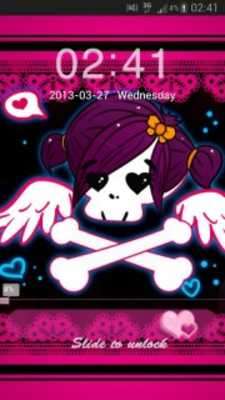 Play GO Locker Theme Pink Emo 