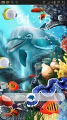 Play GO Locker Theme water fish 