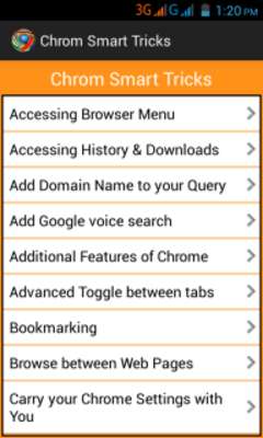 Play Google Chrome Smart Tricks 