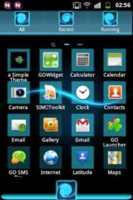 Play GO Theme Launcher EX Blue 