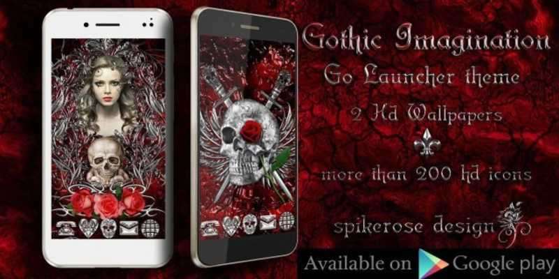 Play Gothic Go SMS Pro theme 