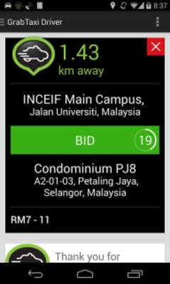 Play GrabTaxi Driver V4 