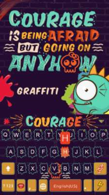 Play Graffiti Kika Keyboard Theme 
