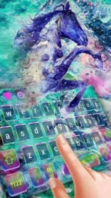 Play Graffiti running horse keyboard 