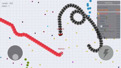 Play APK Greedy Worm Competition - Worm.io  and enjoy Greedy Worm Competition - Worm.io with UptoPlay com.admzou.worm