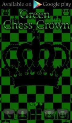 Play Green Crown Clock Widget 